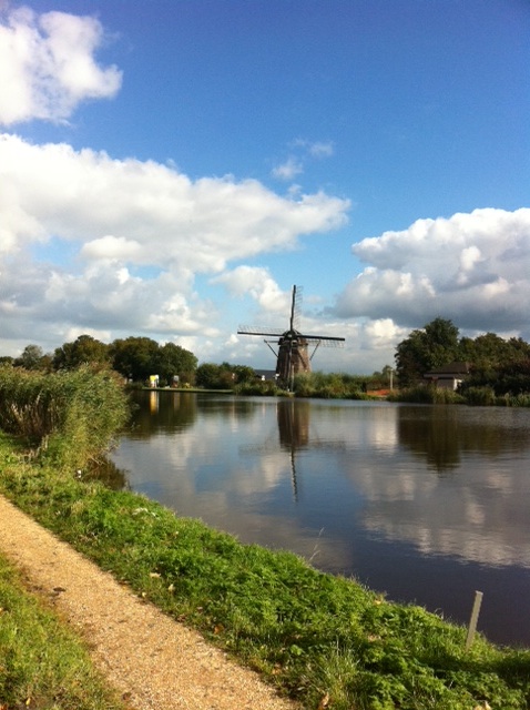 windmill on a sunny day