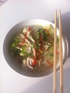 One of our family favorite dinners - simple Pho. 