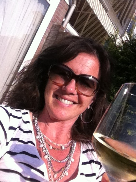 Ending the day out on my patio watching Charlie play outside and seeing Juliana bake. Life is good.